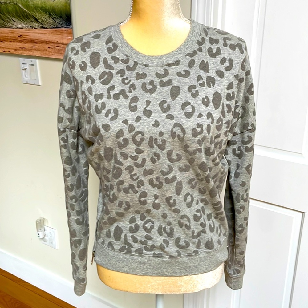 Rails Leopard Print Sweatshirt - image 1